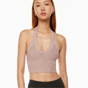 Babaton Griffith Sculpt Knit Halter Top